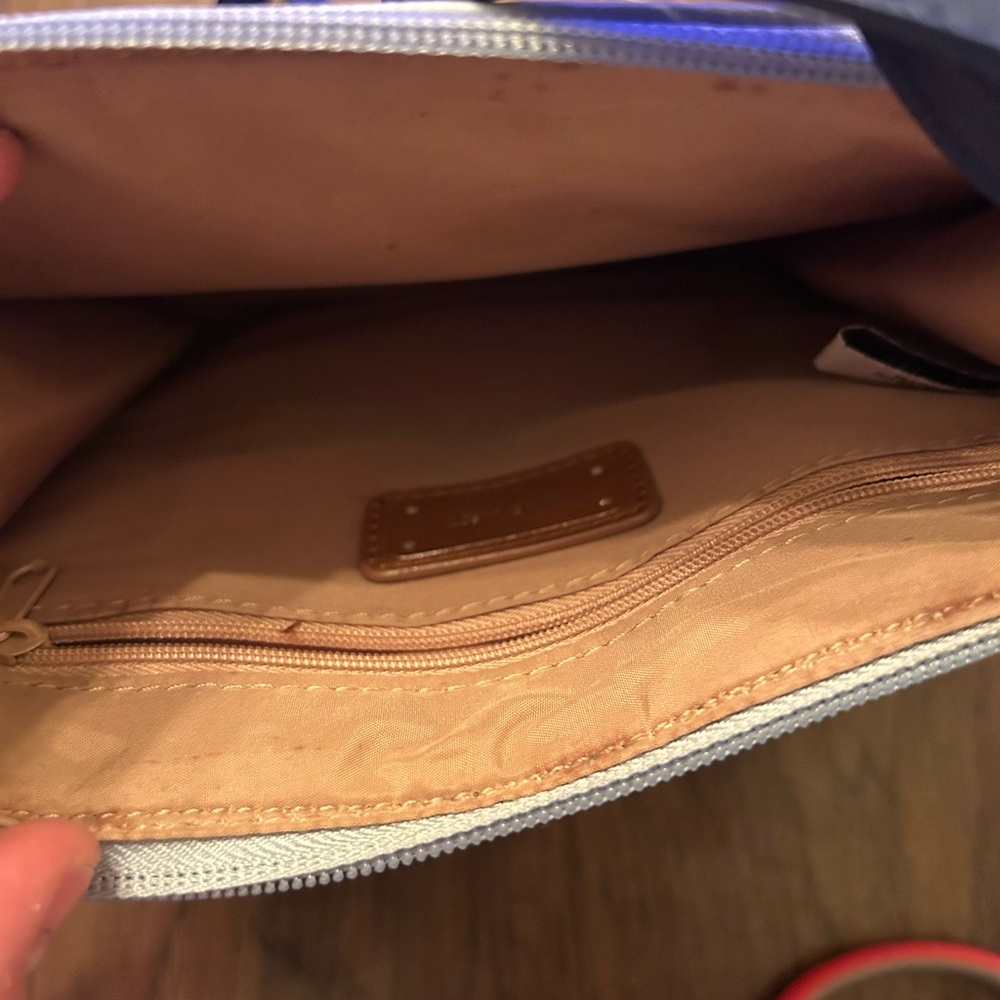 Nine West Navy and Baby Blue Crossbody Bag - Picture 5 of 5